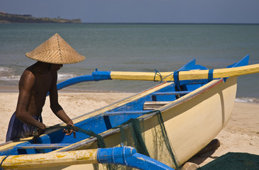 Balinese fisher