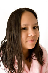 Fototapeta premium young asian girl portrait