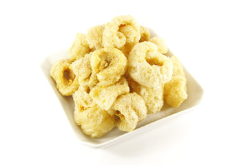 Pork Rinds also known as Chicharon in the Philippines