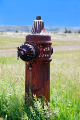 Antique Fire Plug in an American Western Ghost Town