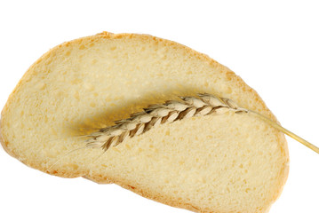 Wheat and cut bread