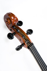 Isolated violoncello fingerboard