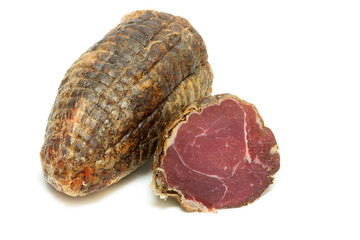 Capricollo - traditional italian bacon of Aspromonte