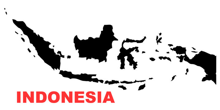 Indonesia Map High resolution