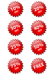 Discount button collection