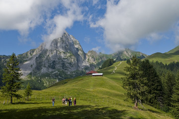 unterwegs in den Bergen