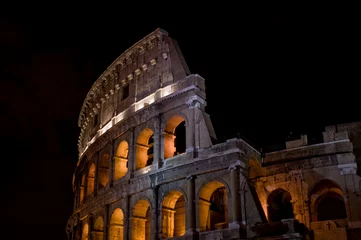 Acrylic prints Colosseum Colosseum at night