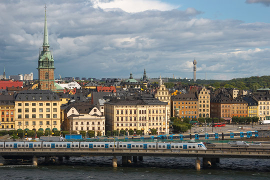 View of the old city in Stockholm, Sweden