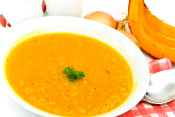 Gemischte Suppen-Gemüse, Beilage -Auflauf-mit Hokkaido Kürbis