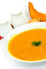 Gemischtes Suppen-Gemüse, Beilage -Auflauf-mit Hokkaido Kürbis