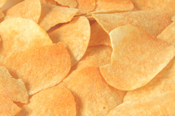 Potato Chips Barbeque Flavored with seasoning powder