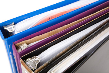 file folder, Ring Binder, with white background