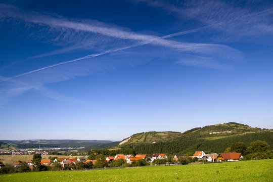 Kahla mit Dohlenstein, Pfaffenberg und Leuchtenburg