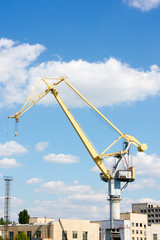 Shipbuilding crane