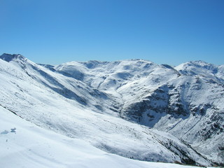 Fototapeta na wymiar Dolina Eyne w zimie