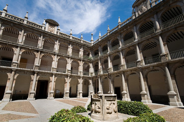 Cloister of Alcala de Henares University. Madrid, Spain