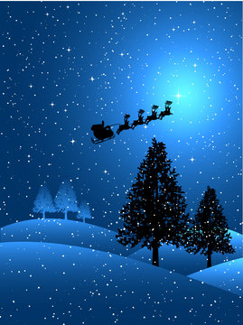 Santa In The Sky