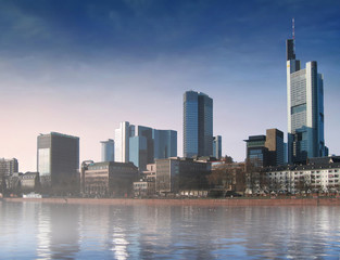 Fototapeta na wymiar Frankfurt nad Menem - Skyline