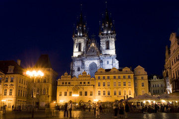 Fototapeta na wymiar Rynek w Pradze