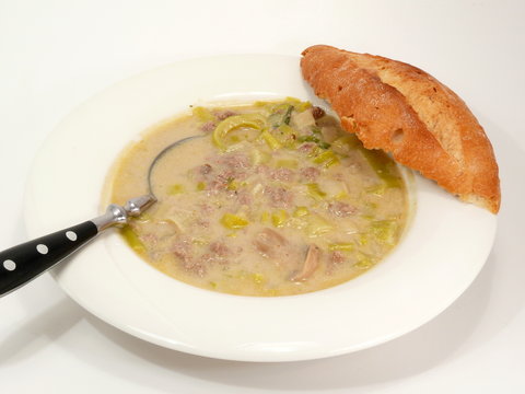 K&auml;se-Lauchsuppe