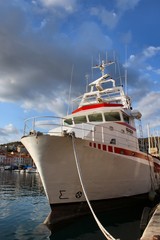 Naklejka premium Bateau de peche