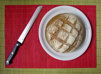 Bread on a Plate
