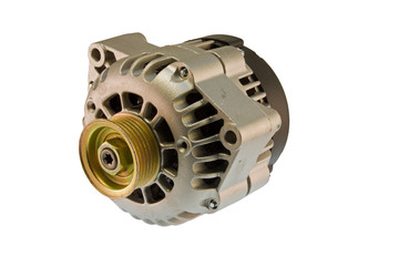 modern automotive power generating alternator ready to install