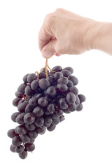 object on white - food Red grapes