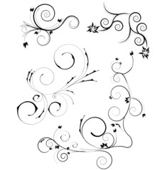 A large set of beauitful & original vector ornaments