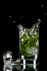 ice splashing