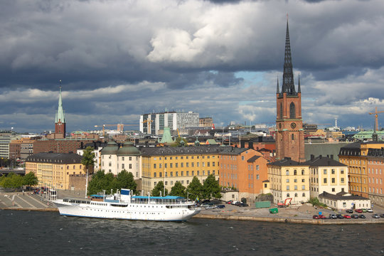 View of the old city in Stockholm, Sweden