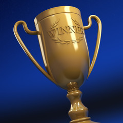 Golden winner's cup