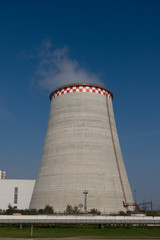 The tubes of the gas and oil power plant.