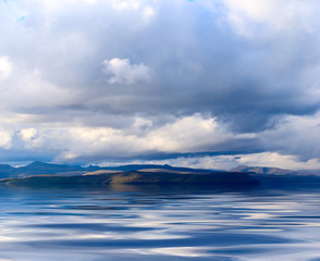 Fototapeta premium water sky and coast