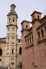 Obraz premium Bell tower of Baroque Valencian, Palma, Mallorca