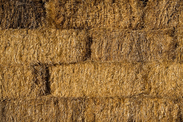 Straw brick wall pattern