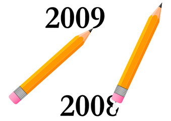 pencils 2008-2009