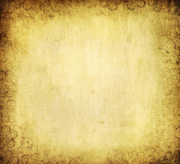 Obraz premium grunge floral background with space for text or image