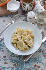 Ravioli di magro agli asparagi - Primi Emilia Romagna