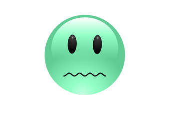 Aqua Emoticons - Ill