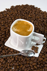 coffee and beans