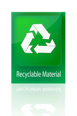 recyclable material icon