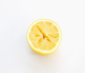 Half of aged lemon