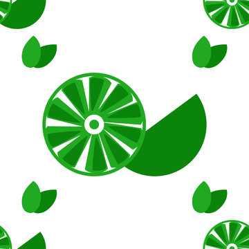 Limes seamless background