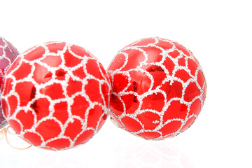 christmas baubles in a specific winter holiday decoration