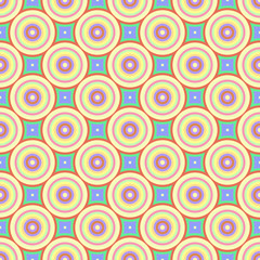 Colorful abstract retro patterns geometric design