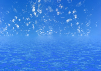 ciel, mer, nuages ...