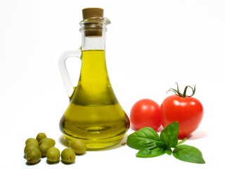 Olive oil and vegetables