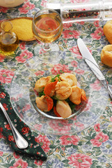 Capesante ai broccoletti - Antipasti di pesce