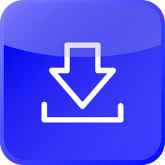 blue download button